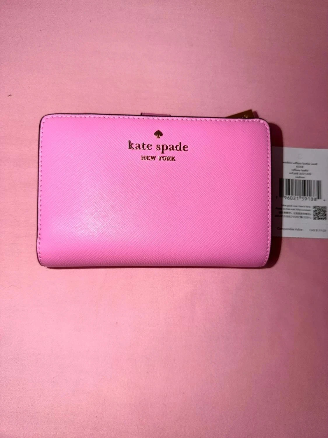 porte monnaie Madison rose bonbon  Kate spade – photo 2